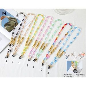 โซ่พลาสติกล็อคสามห่วง 70 ซม. สำหรับชิ้นส่วนแว่นตา - Product Image 1