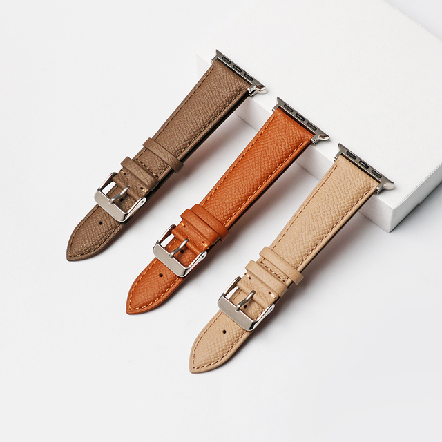 High Quality Men Genuine Leather for apple Watch Strap