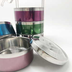 Stainless Steel <strong>Double</strong> <strong>Wall</strong> Insulated Eco-Friendly Multi-functional Multi-tier Food Storage <strong>Box</strong> 1-3L Capacity Detachable Design - Product Image 4