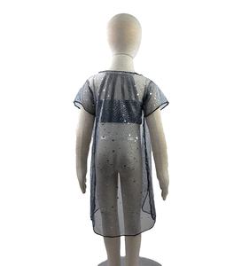 Cárdigan de verano al por mayor para niñas, abrigo de malla estilo americano a la moda para niñas, ropa de boutique para niñas - Product Image 3