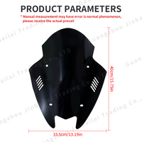 Vente chaude moto pare-brise vent déflecteur pare-vent pour NMAX V3 ensemble accessoires 2025
