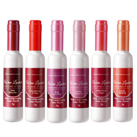 ALIVER Ensemble de 6 gloss à lèvres effet bouteille de vin, fini mat, longue tenue, anti-transfert, haute pigmentation, réduit les ridules