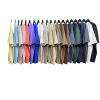 Camiseta de Hombre Talla Grande, Marca de Moda, 230G, Hilo Doble, Algodón Puro Antibacterial, Color Sólido, Lisa, Holgada