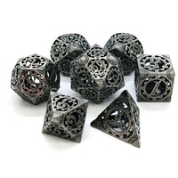Jeu de dés Punk gear creux en métal, D20 D & D, 20 faces, joyons et drons, 1 pièce