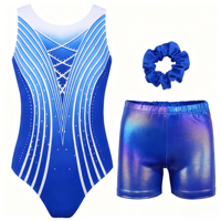 Combinaison de gymnastique pour filles et adultes, design personnalisé ODM, en spandex violet, uniforme de danse, modèle de performance par sublimation, Chine