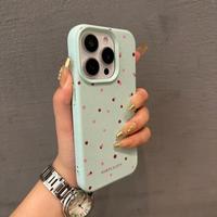 Coque de téléphone portable antichoc en cuir souple à motif vague pleine surface pour iPhone 14 15 16 17 Pro Max