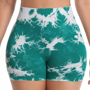 Pantaloni da Yoga <span class=keywords><strong>sportivi</strong></span> a vita alta all'ingrosso della fabbrica <span class=keywords><strong>pantaloncini</strong></span> da Yoga <span class=keywords><strong>aderenti</strong></span> elasticizzati e traspiranti per donne. - Product Image 4