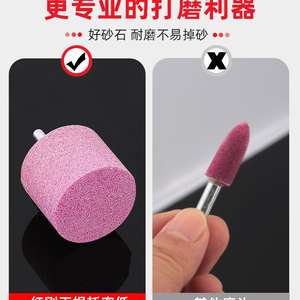 Firestone Red Corundum 6mm Diamond Grinding Wheel Small Internal Grinding Head <b>for</b> Electric <b>Drill</b> Metal Grinding <b>Polishing</b> - Product Image 2