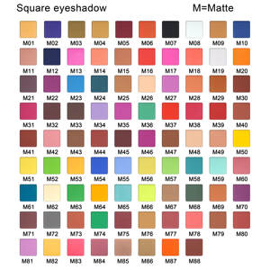 Gökkuşağı renkli makyaj 30 renk göz farı paleti mat metalik pırıltılı inci Glitter özel etiket göz farı palet - Product Image 5