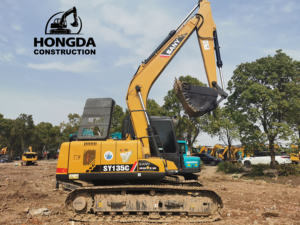 SANY SY135C a utilisé l'excavatrice à vendre les machines de construction de poids de 13 tonnes avec le meilleur prix 90% nouvelles excavatrices utilisées de SY135C-10 de SANY - Product Image 2