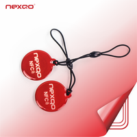 Échantillon gratuit! Contrôle d'accès époxy de haute qualité NFC Tag213 étiquette intelligente ISO14443A C NFC autocollant époxy étiquette époxy