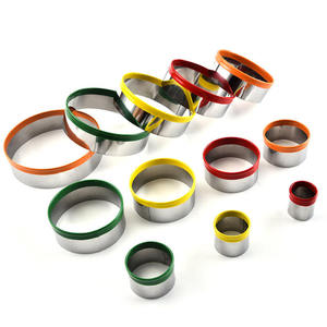 Cortadores de galletas redondos de acero inoxidable, 12 Uds., moldes <span class=keywords><strong>para</strong></span> galletas y Fondant, <span class=keywords><strong>molde</strong></span> <span class=keywords><strong>para</strong></span> pasteles, anillo <span class=keywords><strong>para</strong></span> Mousse, Kit de herramientas <span class=keywords><strong>para</strong></span> hornear - Product Image 3