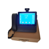 Teléfono VoIP Sanxin S09 con Audio/Video HD, 6 Líneas SIP, Pantalla de 8 Pulgadas, Códecs G.711A/U, SIP V2.0, Conectividad Dual