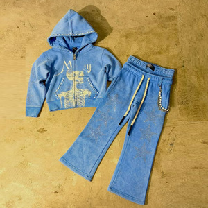 Felpa con Cappuccio in Spugna Francese Personalizzata con Perle, Stile Oversize Corto con Stampa Grafica, Produttore di Felpe con Zip in Cotone Spesso per Uomo - Product Image 3