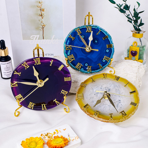 卸売 天然クリスタル ヒーリングストーン クリスタル時計 装飾用 - Product Image 5