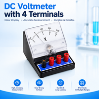 Alat Pengajaran Laboratorium Fisika untuk Penggunaan Laboratorium, Voltmeter DC Digital, Amperemeter DC Analog dengan Sertifikasi CE dan Fitur Keamanan untuk Siswa