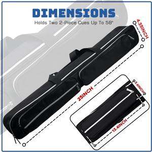 Deenith Carbon Fiber Billiard <b>Pool</b> Snooker <b>Cue</b> Stick with Soft <b>Pool</b> Stick Bag Carry Case 2kg French Billiards - Product Image 6