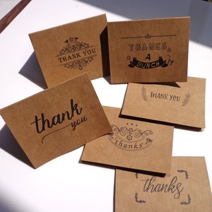 Logotipo personalizado impreso negocio gracias compra Tarjeta de compras papel de arte tarjeta de felicitación con diseño personalizado regalo clientes - Product Image 5