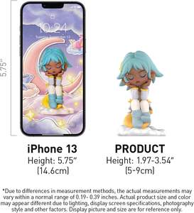 POP MART Lil Peach Riot Sleepover Series Blind Box Figurines d'<span class=keywords><strong>action</strong></span> Jouets de collection Cadeaux de Noël et d'anniversaire pour filles et garçons - Product Image 6