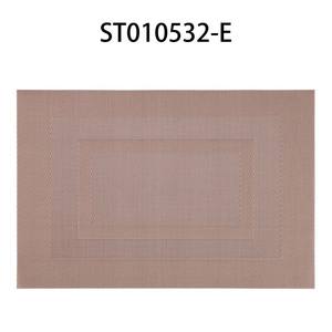Tapete de aislamiento de mesa de comedor de doble marco tejido de PVC ecológico nórdico clásico mantel Individual de estilo occidental para uso doméstico y hotelero - Product Image 3