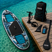 Planche à pagaie gonflable tout-terrain personnalisée avec fenêtre panoramique, personnalisation du logo gratuite, livraison la plus rapide en 7 jours