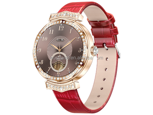 Montre connectée avec écran HD de 1,27 pouce, moniteur de fréquence cardiaque et de tension artérielle, étanche IP67, suivi du <span class=keywords><strong>cycle</strong></span> féminin, bracelet en diamant - Product Image 5