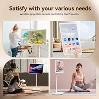 Proyektor TV Mini Pintar Portabel 27 Inci 1080p Full HD dengan WiFi dan Kontrol Sentuh untuk Penggunaan di Rumah