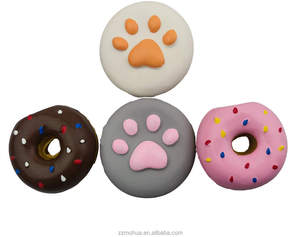 2025 Pet ürünleri özelleştirmek kauçuk lateks suşi Donuts meyve karikatür Pet peluş toptan Pet köpek oyuncak yapma malzemeleri - Product Image 6
