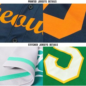 Camisetas de Béisbol Personalizadas LTOCMKIY con Botones y Rayas, con Nombre, Número y Logotipo Personalizados para Hombres, Mujeres y Jóvenes - Product Image 3