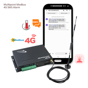 Receptor rf multipunto, 433mhz, Modbus, 4G, SMS, alarma, UMT8-MS-4G, sms - Product Image 5