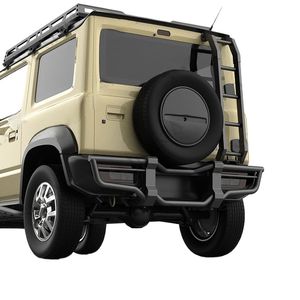Paraurti Anteriore e Posteriore in Acciaio Nero Resistente per Fuoristrada 4x4, Accessori per <span class=keywords><strong>Jimny</strong></span> JB74 - Product Image 4