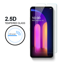 Protector de pantalla de teléfono móvil de alta calidad, película transparente HD 2.5D para LG V60 ThinQ 5G