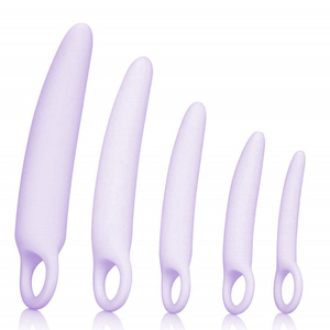 Set de Dilatadores Vaginales de Silicona de Grado Médico, 100% Impermeables, Color Rosa/Morado, Empaque Personalizado - Product Image 1