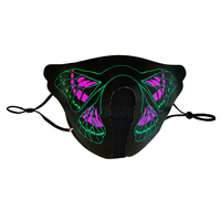 Masque LED multifonctionnel à commande vocale, masque lumineux LED, fournisseur d'usine