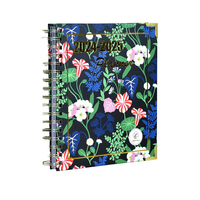 Échantillon gratuit personnalisé de haute qualité nouveau Design A4 A5 épais fil-O spirale planificateur cahier impression