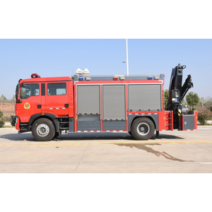 <span class=keywords><strong>Camion</strong></span> de pompiers Sinotruck HOWO 340HP, véhicule de sauvetage, citerne à <span class=keywords><strong>pompe</strong></span> avec roues motrices 4x2 pour <span class=keywords><strong>pompe</strong></span> de lutte contre l'incendie, moniteur 119 - Product Image 4