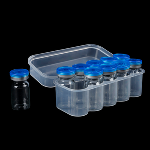 Caja de Almacenamiento de Plástico PP Vacía para Viales, Paquete de Diez Unidades, Transparente, para Polvo Liofilizado - Product Image 4