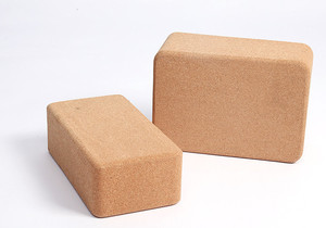 Bloque de corcho para Yoga, ladrillo de Yoga, gimnasio, Fitness, no tóxico, juego de ejercicio, respetuoso con el medio ambiente, CYB-200100 Natural, Cunstomize CN;SHG - Product Image 2