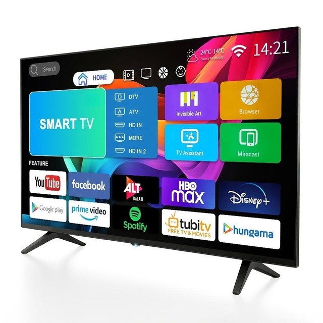Smart Google TV 32 43 55 65 75 Inch 4K UHD QLED Android Televiseurs Inteligentes For Living Room TV