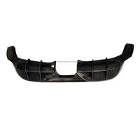 Diffuseur arrière en fibre de carbone véritable style PD pour Porsche 718 Boxster, lèvre de pare-chocs arrière