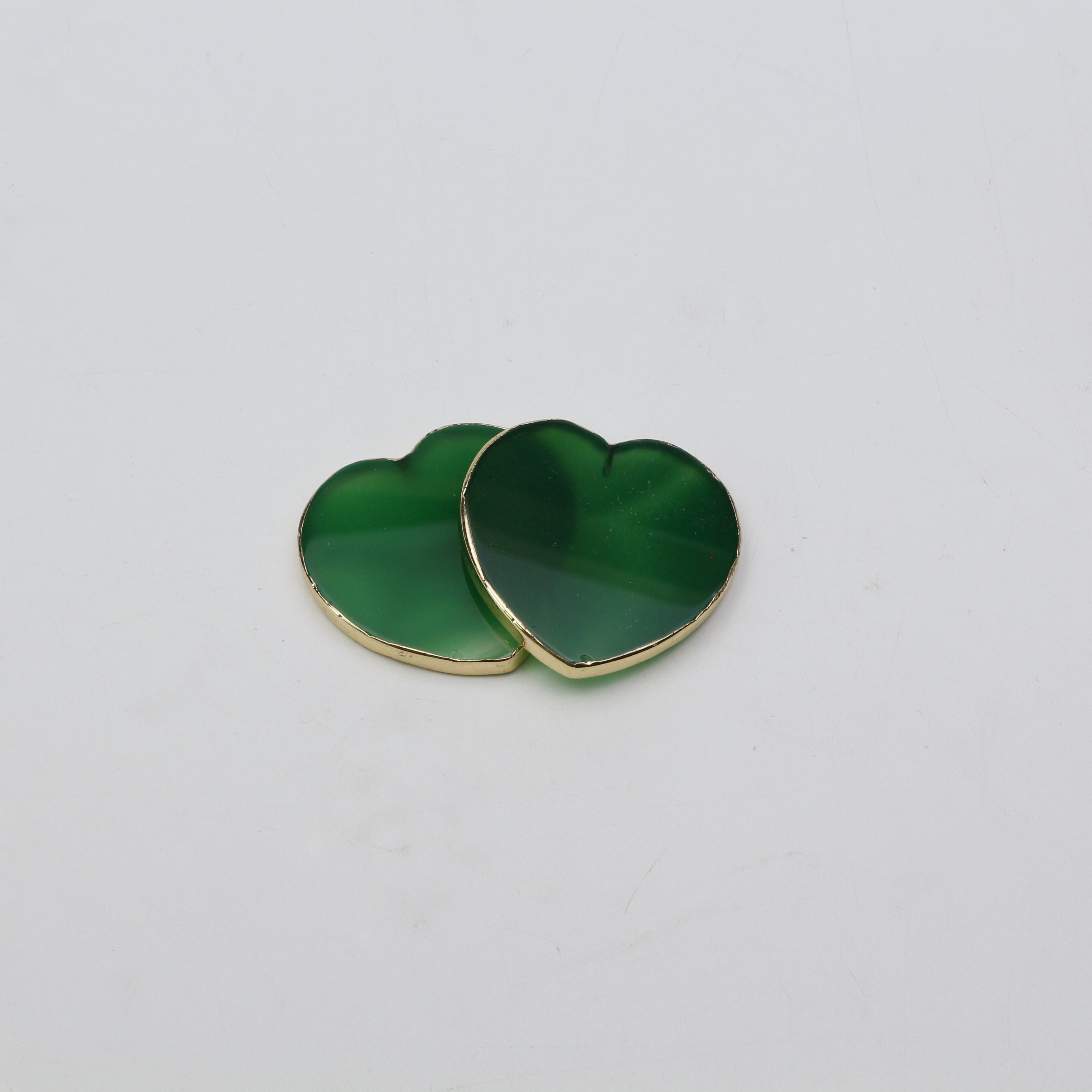 B1# Agate verte coeur