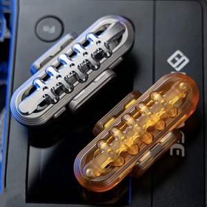 Steel Cyborgs PEI Sensory Tactile Visual Toys Stainless Steel Fidget Spinner Slider EDC Metal Anti Stress ADHD Fidgeting Pocket - Product Image 2