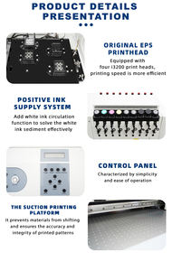 Phẳng 9060 <span class=keywords><strong>UV</strong></span> vá máy in 6 màu sắc trắng véc ni <span class=keywords><strong>A2</strong></span> <span class=keywords><strong>3D</strong></span> <span class=keywords><strong>UV</strong></span> huy hiệu máy in xp600 i3200u1 cho TPU Logo - Product Image 5