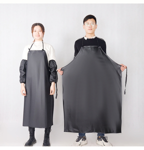 Tablier unisexe surdimensionné en PVC épais, imperméable et résistant à l'huile, aux taches, aux acides et aux alcalis, pour travaux aquatiques et usage quotidien - Product Image 4