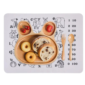 Tovagliette isolate verniciate lavabili in fabbrica tovagliette per alimenti verniciate in Silicone per uso alimentare tovagliette da disegno per bambini - Product Image 4