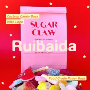 Tùy Chỉnh Chọn Và Trộn Kẹo Thụy Điển Kẹo Túi Túi Giấy Nhỏ Với Hạnh Phúc Valentine Logo Giftshop Ủng Hộ Xử Lý Vận Chuyển Hộp Màu Hồng - Product Image 2