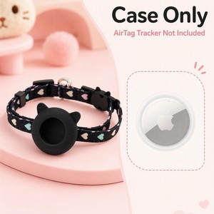 Collar para Gato con Localizador AirTag, Cubierta de Silicona, Hebilla de Seguridad Ajustable, para Gatitos de Tamaño Pequeño - Product Image 3