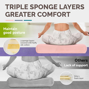 Coussin de <span class=keywords><strong>traversin</strong></span> de yoga personnalisé coussin de <span class=keywords><strong>couette</strong></span> rond housse de chanvre <span class=keywords><strong>traversin</strong></span> de yoga lavable en coton biologique ensemble de sarrasin - Product Image 6