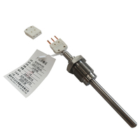 Capteur de température PT100 RTD à 3 fils personnalisable avec connecteurs mâle/femelle IP65 SUS304/316L Matériau Support OEM