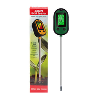 Testeur numérique 5-en-1 pour sol : humidité, température, luminosité et pH